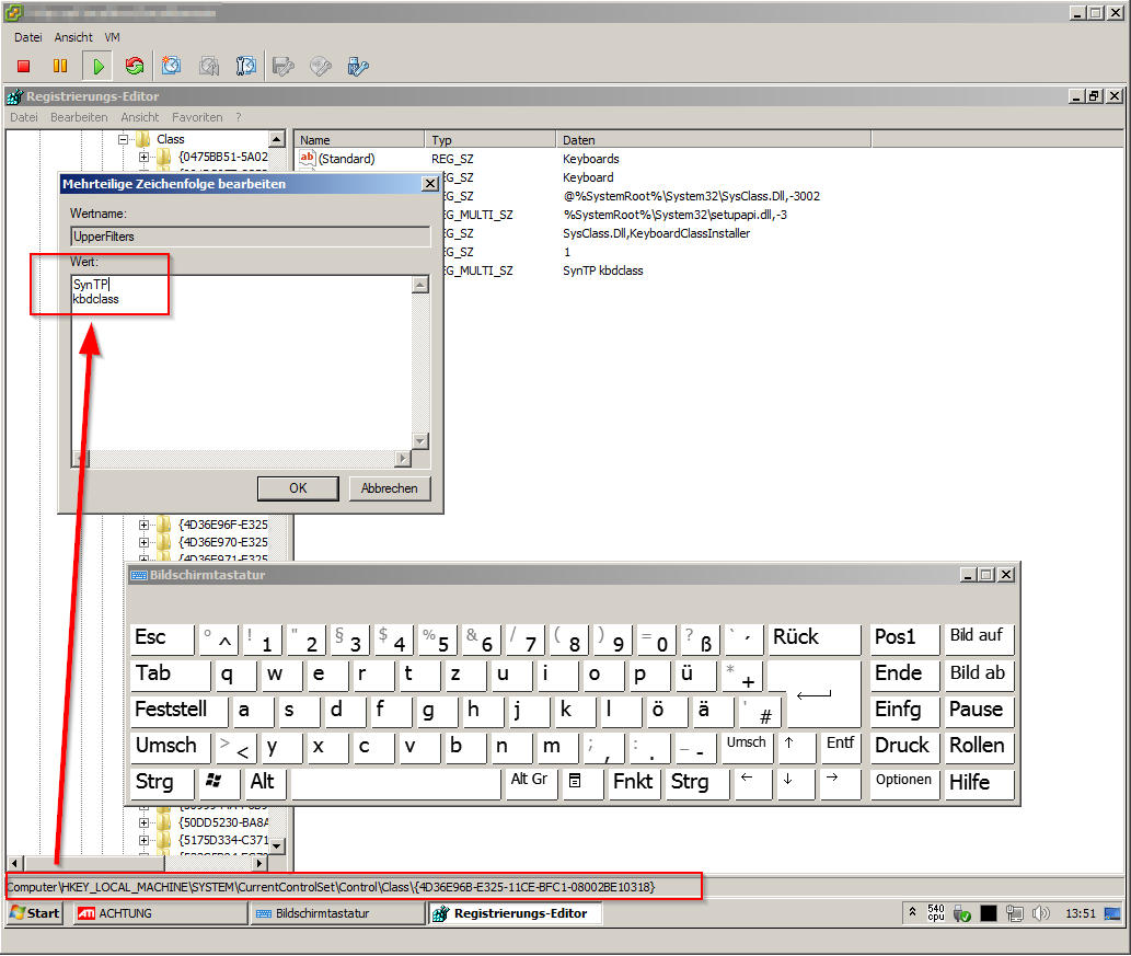 vmware workstation remove enhanced keyboard driver
